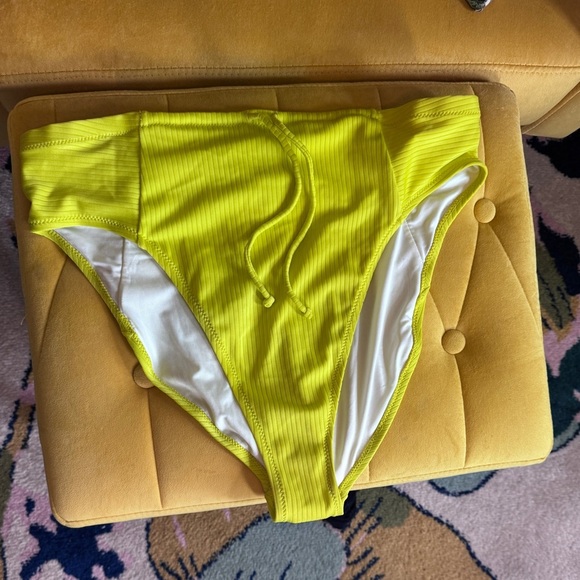 Old Navy Other - Bright Yellow High-Waisted Bikini Bottoms